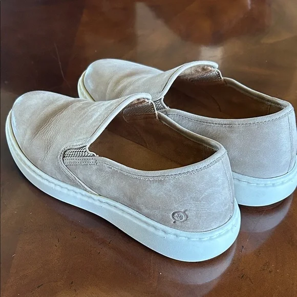 Men's Born Tan Leather Slip-On Shoes• NWOT - Picture 2 of 11